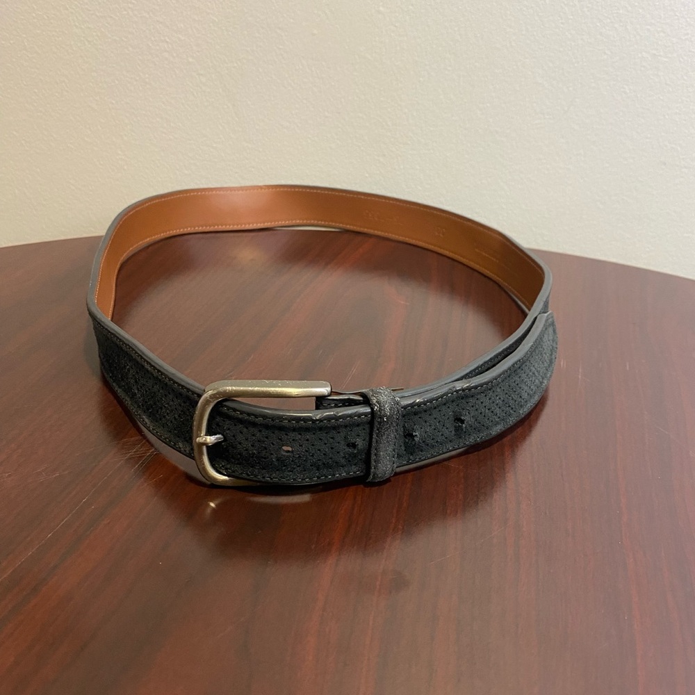 Johnston & Murphy men’s black and brown belt size 38 75-7355